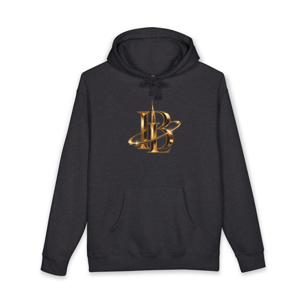 Urban Monogram Hoodie — Gold Emblem Pullover | Bright Lights NYC