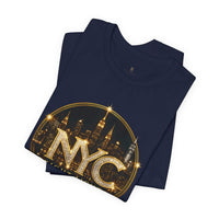 NYC Bright Lights Tee — New York City Skyline Graphic T-Shirt