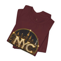 NYC Bright Lights Tee — New York City Skyline Graphic T-Shirt
