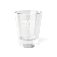 Bright Lights NYC Gold Emblem Shot Glass