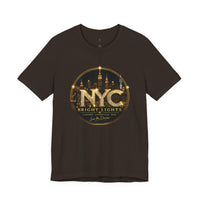 NYC Bright Lights Tee — New York City Skyline Graphic T-Shirt