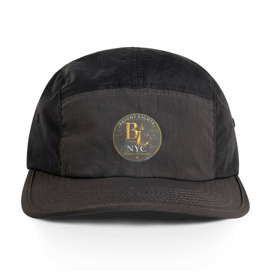Bright Lights NYC — Two-Tone Nylon Cap | Five-Panel Streetwear Hat