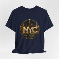 NYC Bright Lights Tee — New York City Skyline Graphic T-Shirt