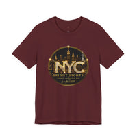 NYC Bright Lights Tee — New York City Skyline Graphic T-Shirt